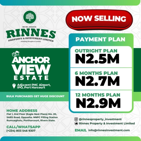 Anchor View Estate, Port harcourt